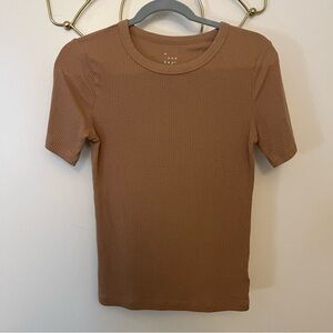A New Day Ribbed Tee